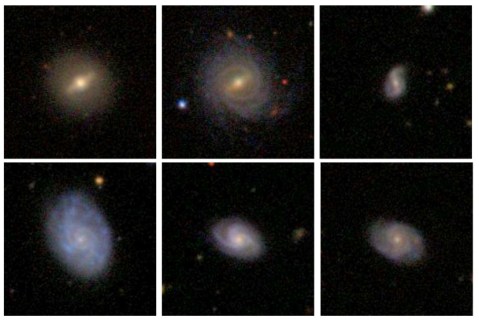 Examples of Barred and Unbarred Galaxies from GZ2 Examples of Barred and Unbarred Galaxies from GZ2