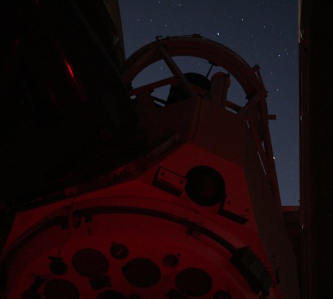 KP21night Kitt Peak 2.1m telescope at work