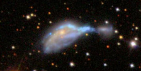 Just before the upgrade started, we were discussing NGC 6745 on Talk.