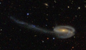 Arp 188, a.k.a. The Tadpole Galaxy: not a tailed radio galaxy. I repeat, not the subject of this blog post.