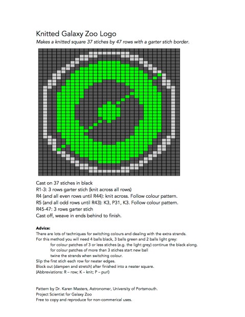 KnittedGalaxyZooLogo